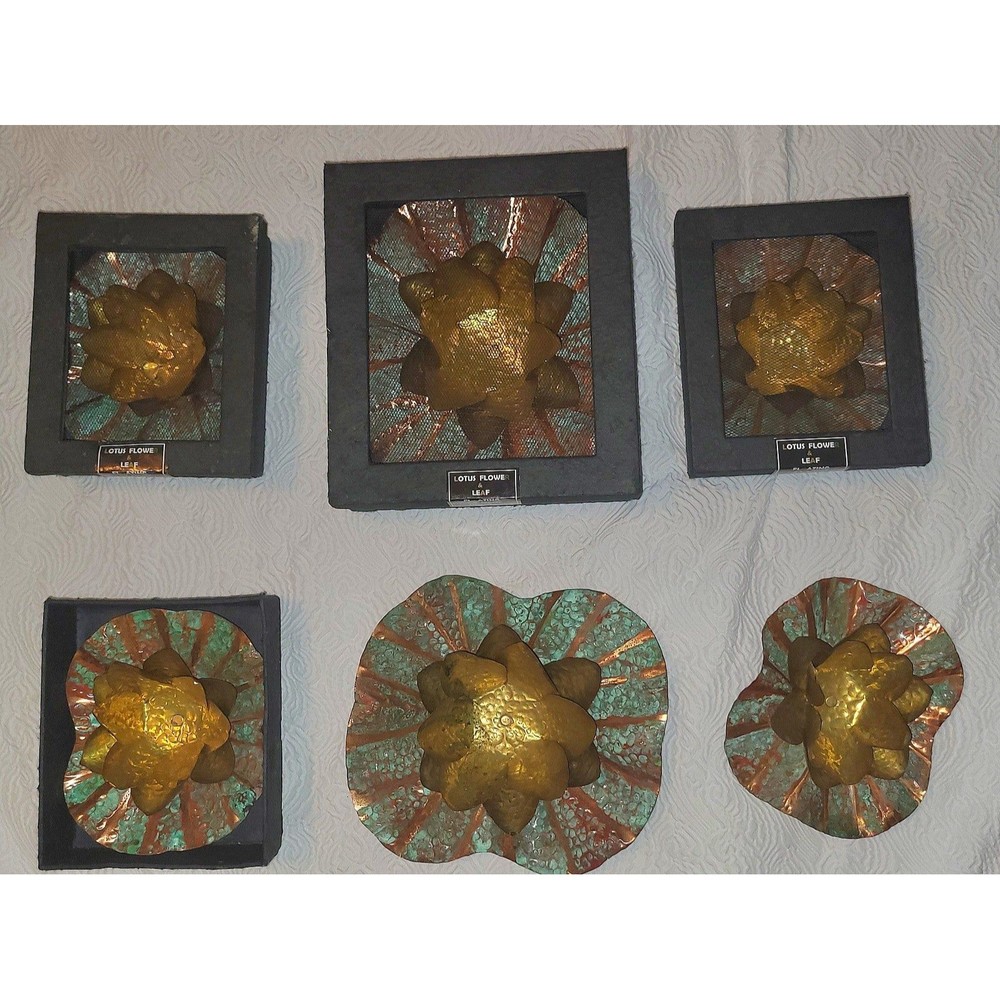 LOTUS FLOWER & LEAF FLOATING TEA LIGHT HOLDER

HAND CRAFTED BRASS